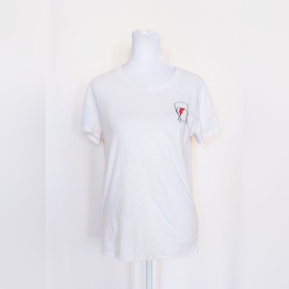 Lucky Brand Bowie Short Sleeve T Shirt White Size XS